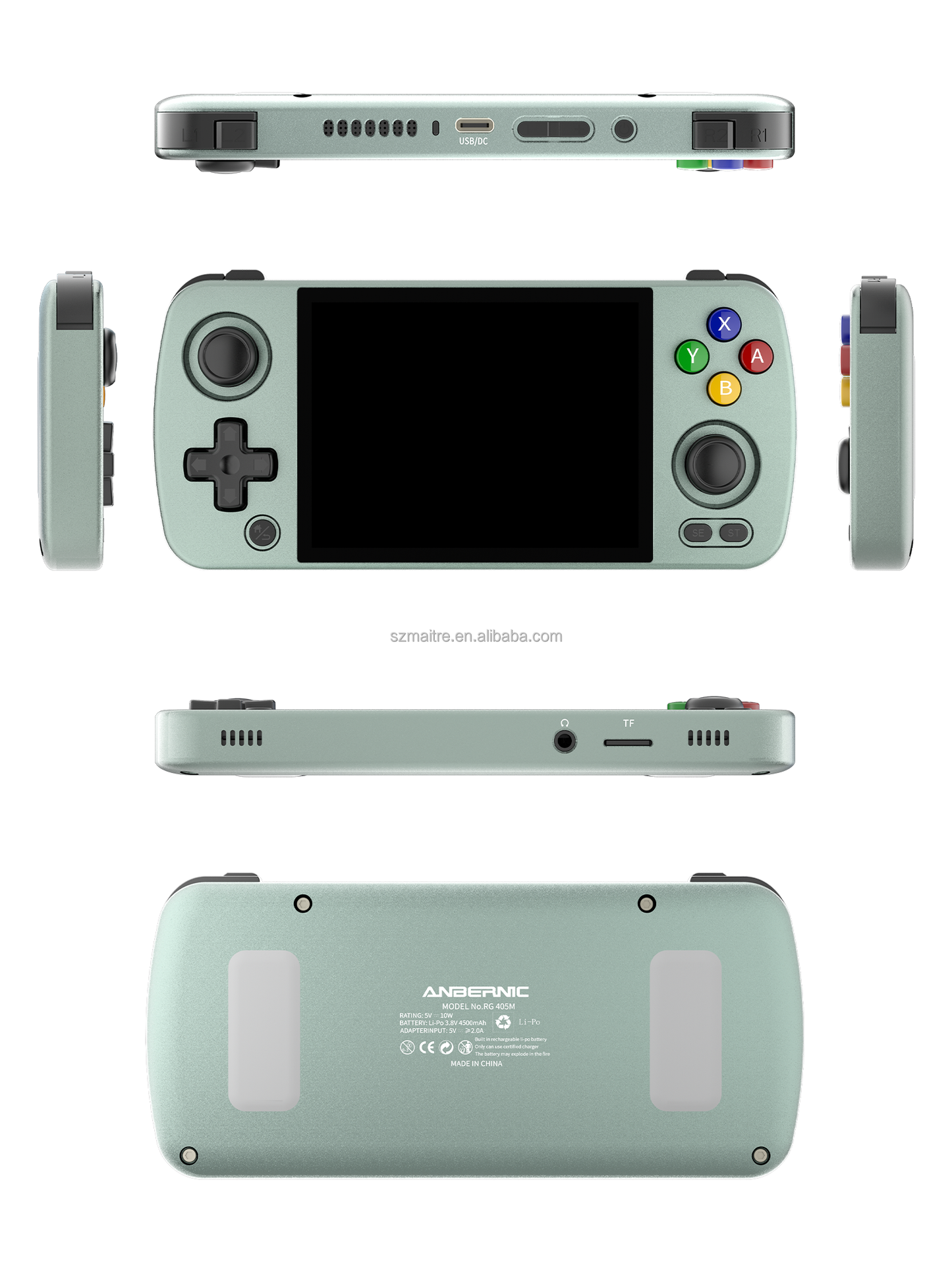 Mini Portable Anbernic Android 12 Newest Rg405m HD IPS Touch Screen Retro 3D Classic Game Console Supprting WiFi Connecting