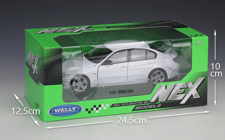 Welly 1:24 B-M-W 3 Series 335I Alloy Car Model Collection Gift Diecast Toy Vehicles