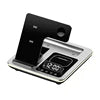 2024 New Product 5 in 1 Wireless Chargers Automatic Lifting Fast Charger Multifunctional Alarm Clock for iphone 15 Night Light