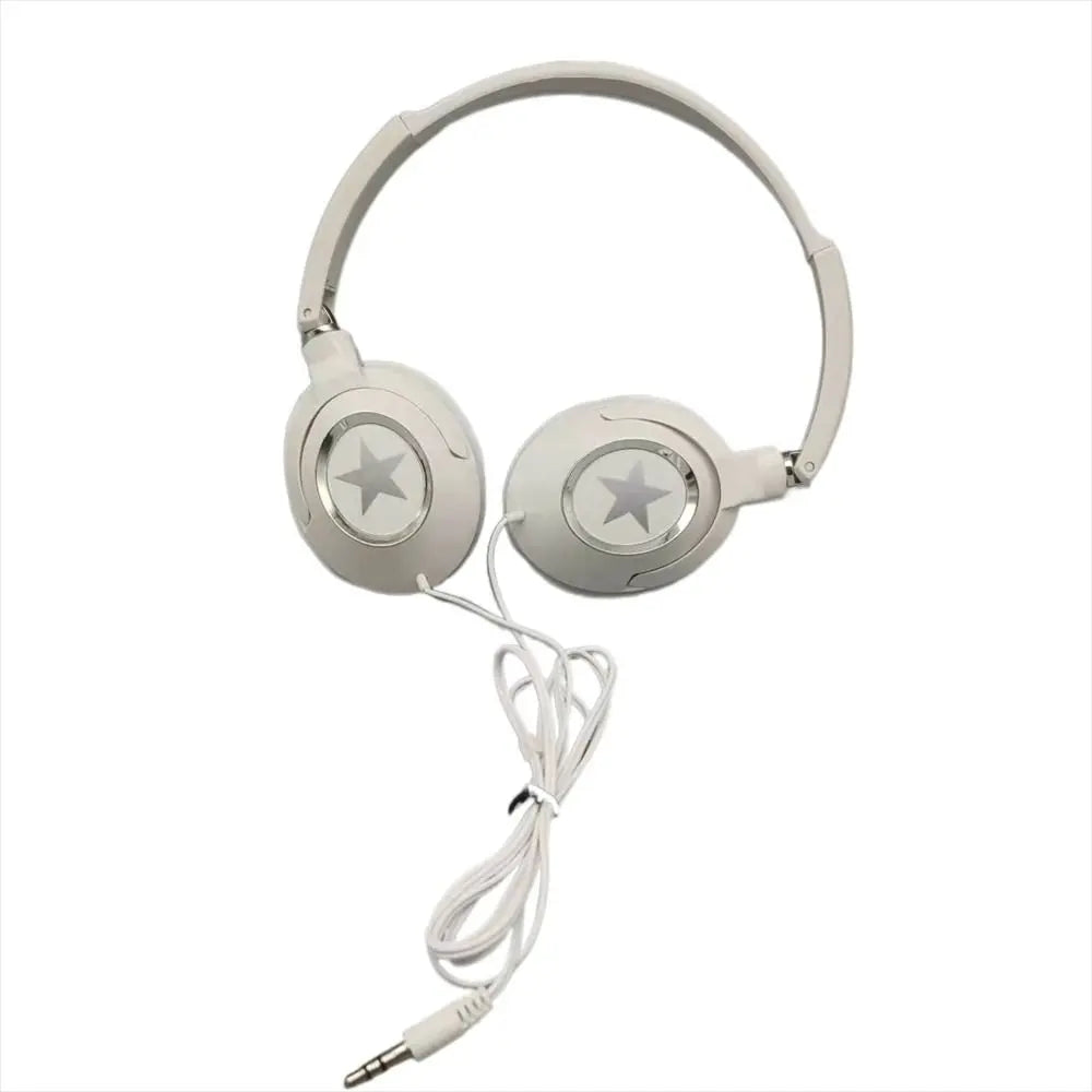 Flexible Wired Headphones HiFi Sound Music Stereo Over Ear Headset Noise Cancelling Adjustable Foldable Headphones