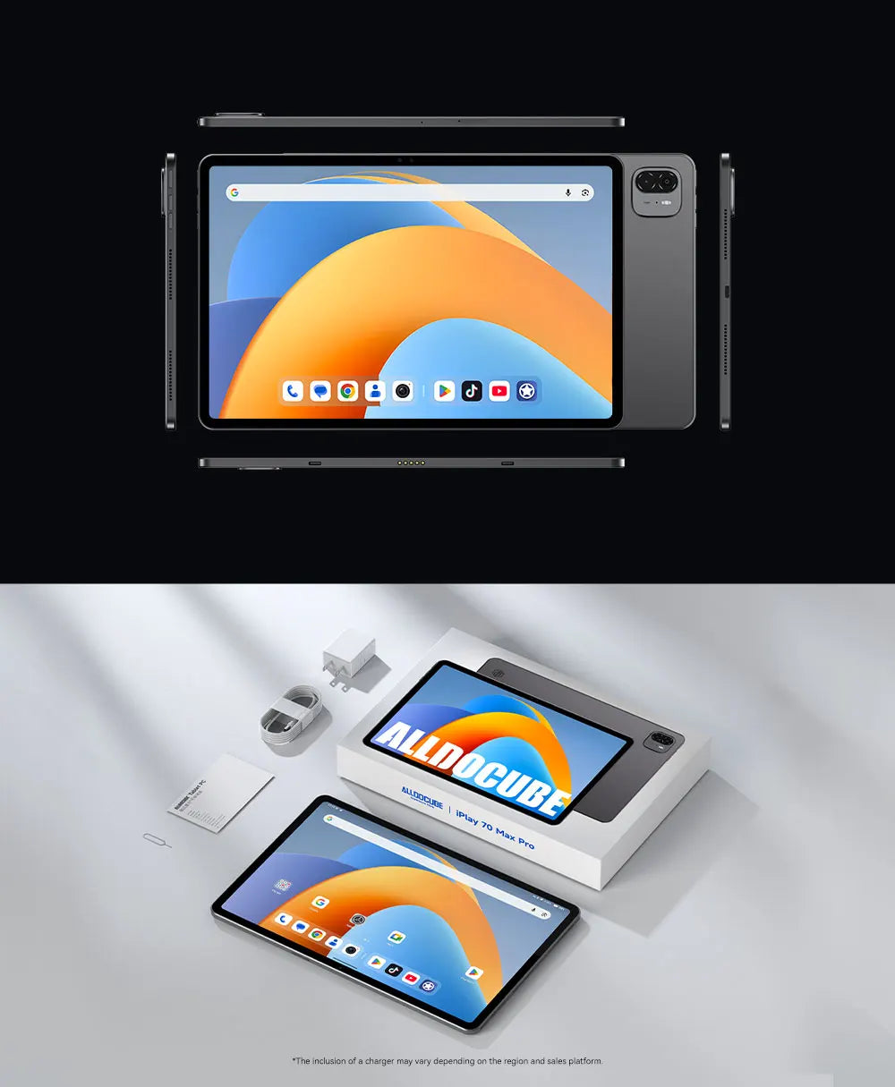ALLDOCUBE iPlay 70 Max Pro Tablet 13'' 2.5K Dsiplay Unisoc T7300 16GB RAM 128GB ROM Android 16 10000mAh 4G LTE Tablet