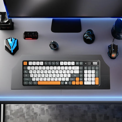 2.4G Dual Mode Wireless Mechanical Gaming Keyboard 87Keys for Laptops and PCs Desktop Application