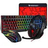 4 In1 Colorful Backlit Mouse and Large Size Mousepad and Gaming Headset and Keyboard Free Shipping