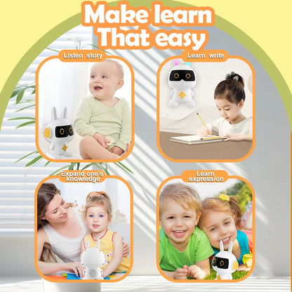 Rabbit Blue Tooth Speaker Education Baby Machine Song  Early Education Story Toy Robots Baby Toys ai  Songs ai toys for kids