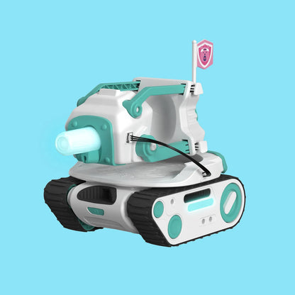 Eilik Robot Panxer Joystick Remote-controlled Electronic Toy with Mecanum Wheels Light & Sound Battery Operated Battle Vehicle