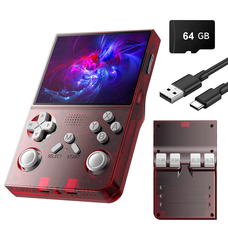 Free Shipping Retro Handheld Game Console Linux Handheld Pocket Video Games Player Drop Shipping Handheld Retro Game Console