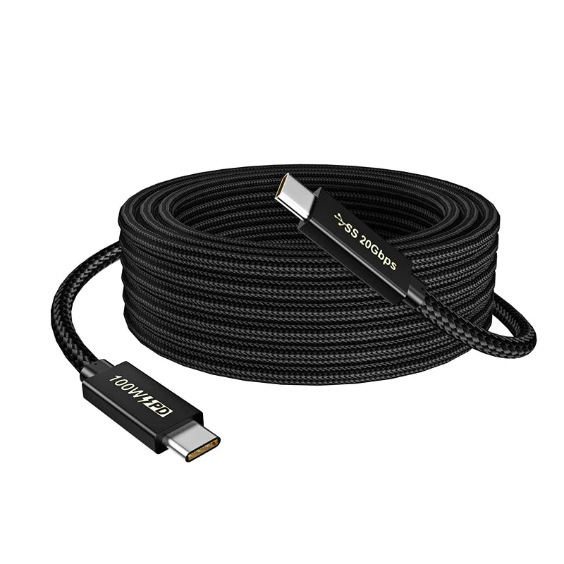 USB C to C 20Gbps Fast Speed Data 5A Charging USB3.2 PD Cable