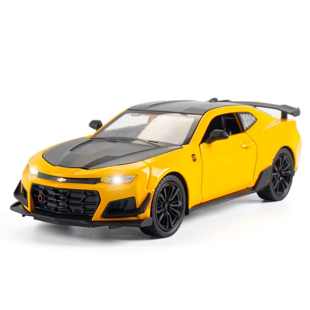 1:24 Scale American Movie Car Sports Car Die Cast Car Model Light Function Diecast Toy Vehicles  Creative Gifts