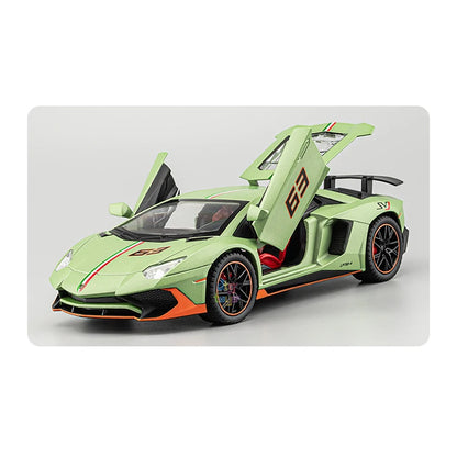 Jiaye 1/24 LP780 Metal Car Model Pull Back Custom Diecast Model As a Children's Collectible Toys