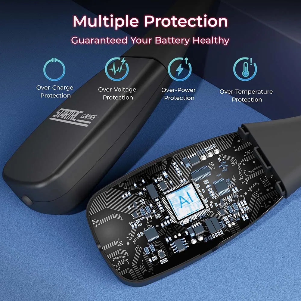 10000 Mah 18W Portable Neck Charging Treasure VR Accessories Headset Mobile Power Bank Fast Charger for Meta Quest3