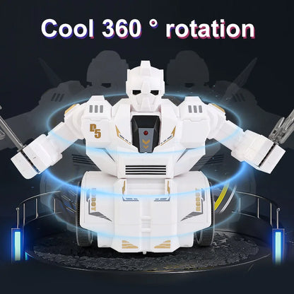Factory Wholesale 2.4G Intelligent Combat Boxing and Fighting Rotating Combat Children's Robot Remote Control Toys Gifts for Kid