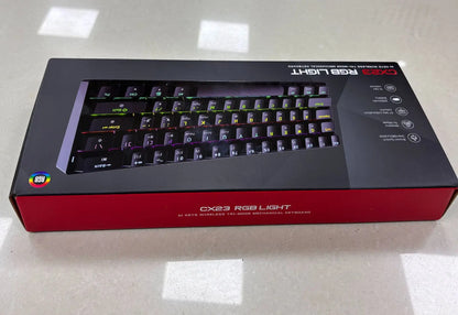 CK23 61-key Three-mode Mechanical Mini Keyboard Brown Switch E-sports Gaming Keyboard