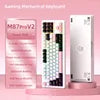 Gasket 87 Keys TKL Layout Wireless Wired Hot-Swappable Switch Programmable Spill Resistant USB Type-C Gaming Mechanical RGB