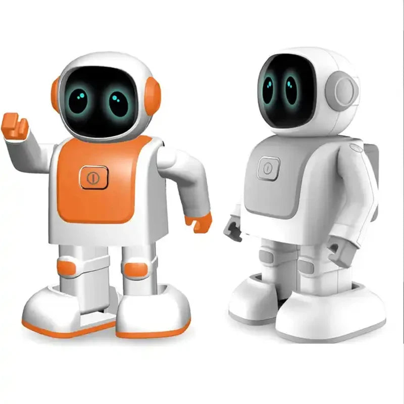 Christmas Yellow Dancing Robot Space Man Intelligent Robot Companion Robots Voice Command for Kids Gifts