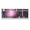 Zornher ZH980 Pink Rosebush Side Engraved Mechanical Keyboard 2.4Ghz Wireless for RGB Backlit Programmable Gaming Office