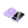 Thin Powerful Magnetic Power Bank 5000mah 15w Wireless PD 20W Fast Charging USB-C Output Battery Pack Mobile Power