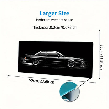 Black Running Car Luxury Stylish Cool PC Gaming Mouse Pads Gamer Mats Teclado Pad Mat Laptop Office Carpet 900X400