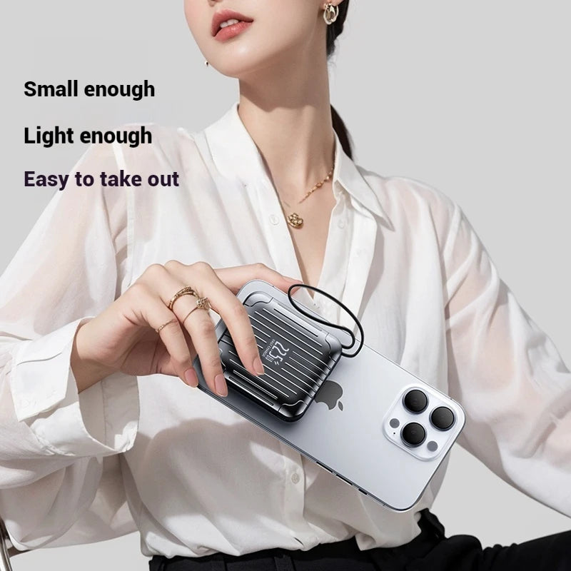 Super Mini PD20W Design Portable Mobile Power Bank 22.5W Super Fast Charge Small Mini Pocket Phone Chargers Powerbank 10000mAh