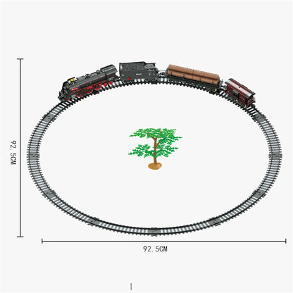 Birthday Gift Classical Railway Slot Intelligence Simulation Electric Music Light Rail Track Smoking Train Toy