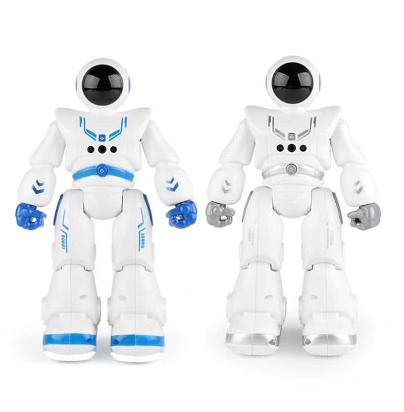 Popular Early Education Smart Kids Toys Space-Style Programming Robot Gesture Sensing Electric Remote Light Music Plastic