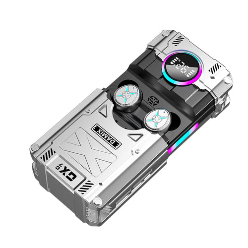 Mech Style DX07 Gaming TWS Earphone BT 5.3 RGB Led Light Digital Auriculares Audifonos HIFI Headphone DX-07 True Wireless Earbud