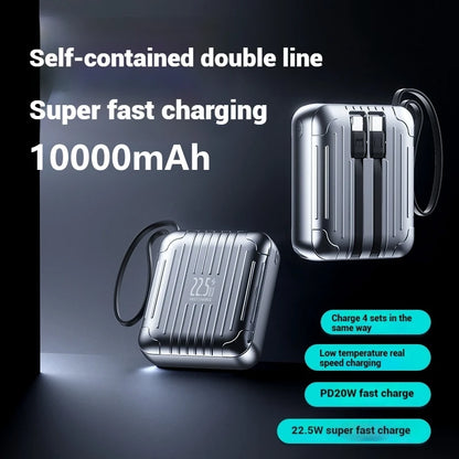 Super Mini PD20W Design Portable Mobile Power Bank 22.5W Super Fast Charge Small Mini Pocket Phone Chargers Powerbank 10000mAh