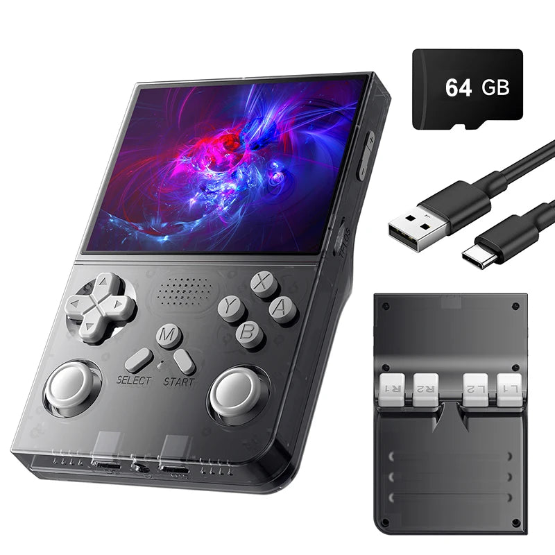 Free Shipping Retro Handheld Game Console Linux Handheld Pocket Video Games Player Drop Shipping Handheld Retro Game Console