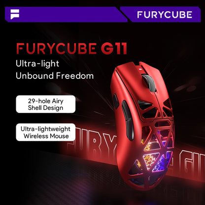 G11 Wireless Mouse 3-mode 22000dpi 1000hz 2.4GHz BT Light Weight Mice RGB PAW3311Office Gaming Mouse Custom PC Accessories Gift
