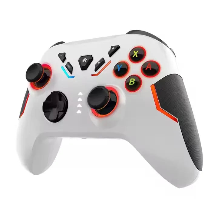 High Quality Controller 1200mAh Battery 2.4Ghz Vibration Six Axis Gaming Joystick PC Gamepad RGB Wireless Controller for Android