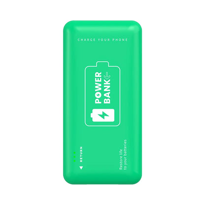 Portable 6000mAh Mobile Power Bank with 3 USB Cable Shareable and Compatible with Any Portable Power Source