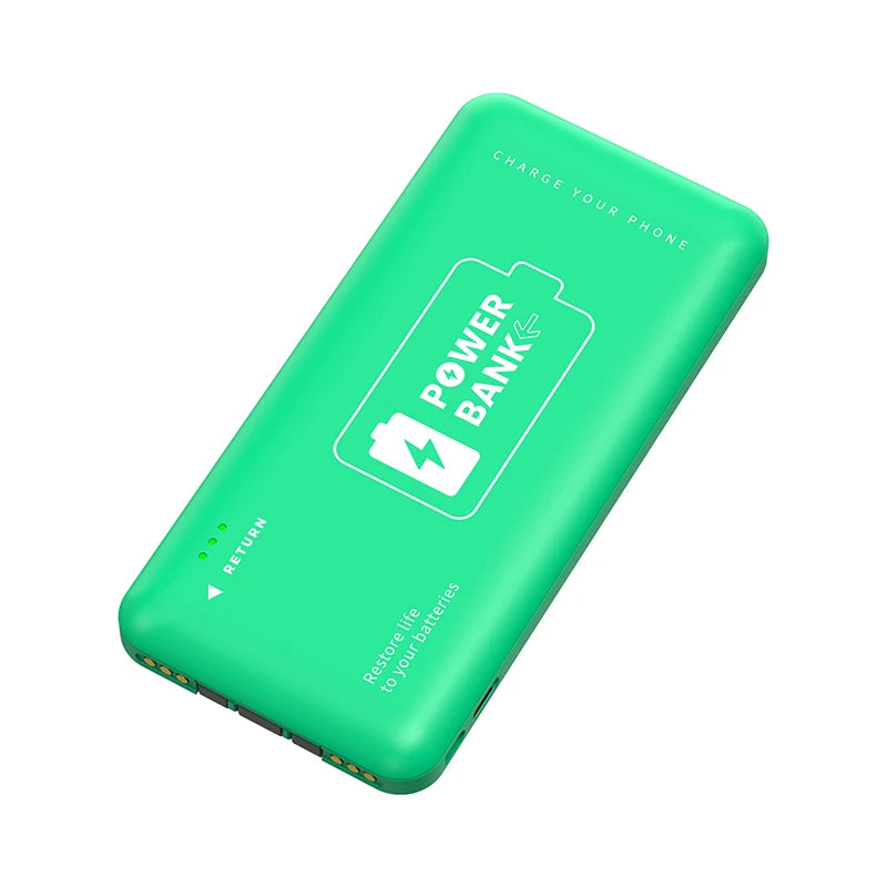 Portable 6000mAh Mobile Power Bank with 3 USB Cable Shareable and Compatible with Any Portable Power Source