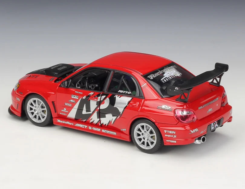 Welly 1:24 APR Sub-aru LMpreza Performance Alloy Car Model Diecast Toy Vehicles