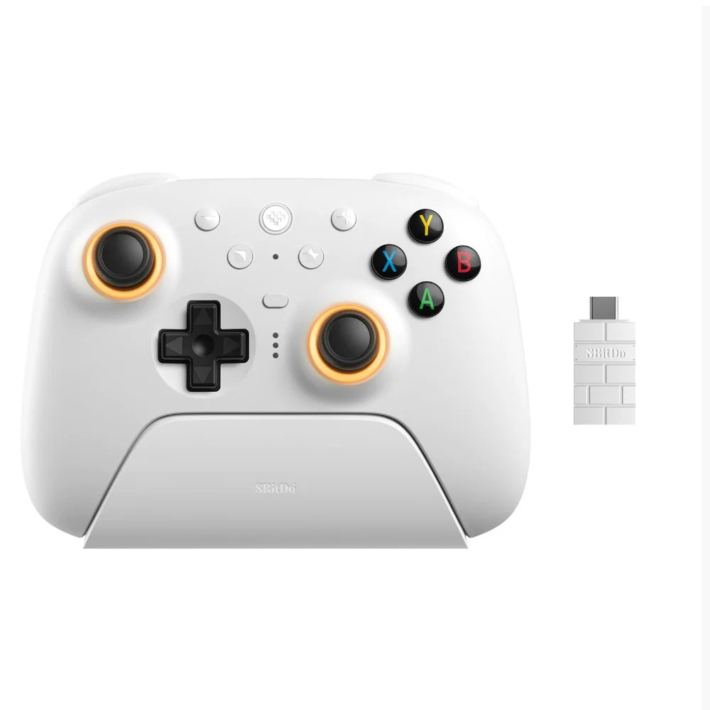 8BitDo Ultimate 2.4G Game Controller Upgraded Hall Effect Joystick for PC Windows / Steam Deck / Android / ISO Gaming Gamepad