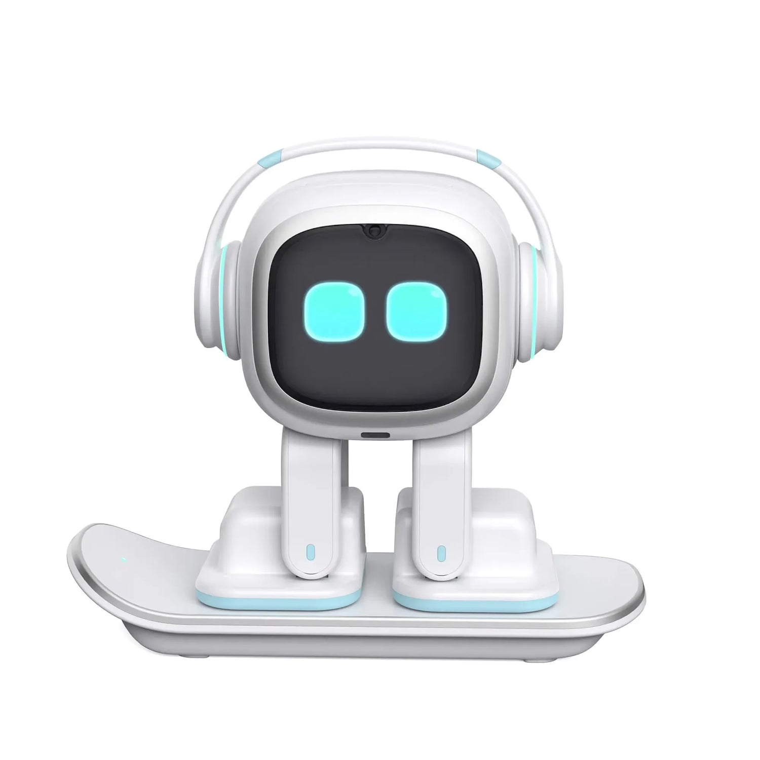 Brand New White Emo Robot Intelligent Emotional Interactive Voice Ai Desktop Toys Children Accompany Pet Vector Robot