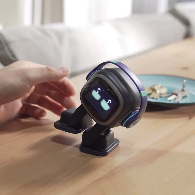 In Stocks Desktop Toys EMO AI Robot Intelligent Emotional Interactive Voice Smart Children Go Home Emo