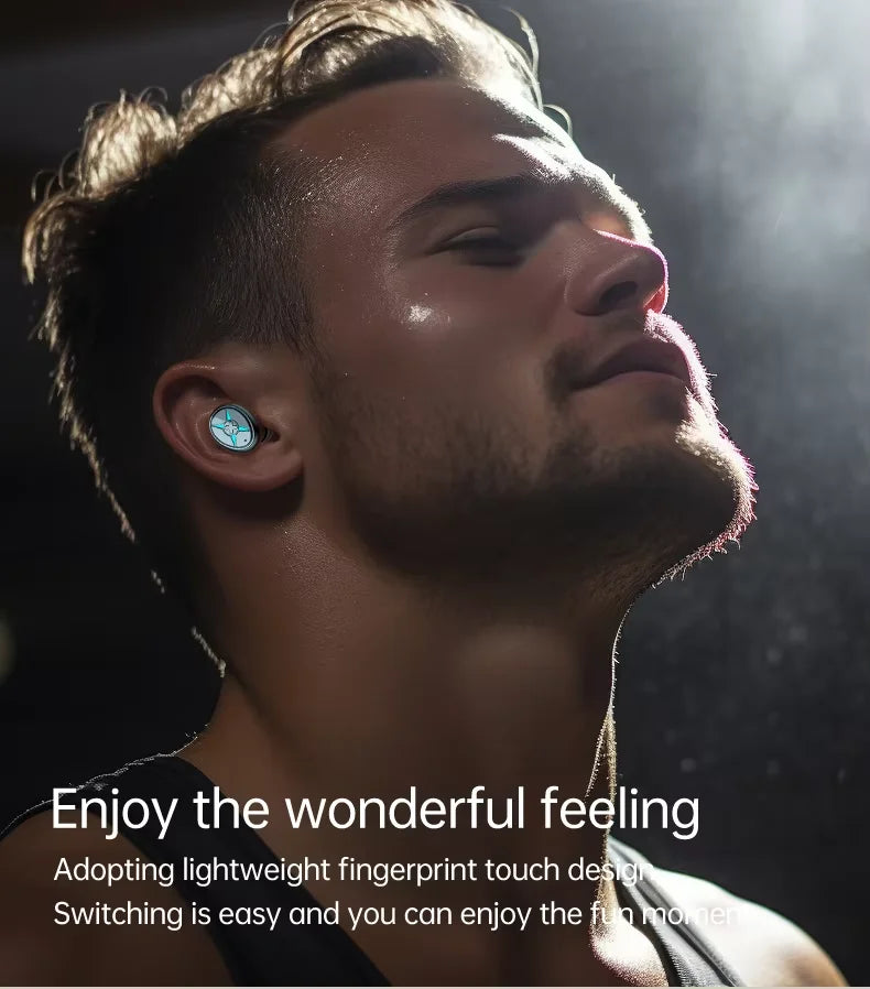 Mech Style DX07 Gaming TWS Earphone BT 5.3 RGB Led Light Digital Auriculares Audifonos HIFI Headphone DX-07 True Wireless Earbud