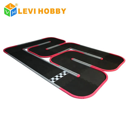 LVH RC 1:43 Scale 4WD 2.4G Remote-Controlled Plastic Racing Car for Adult Leisure Parties with Alkaline AAA Battery
