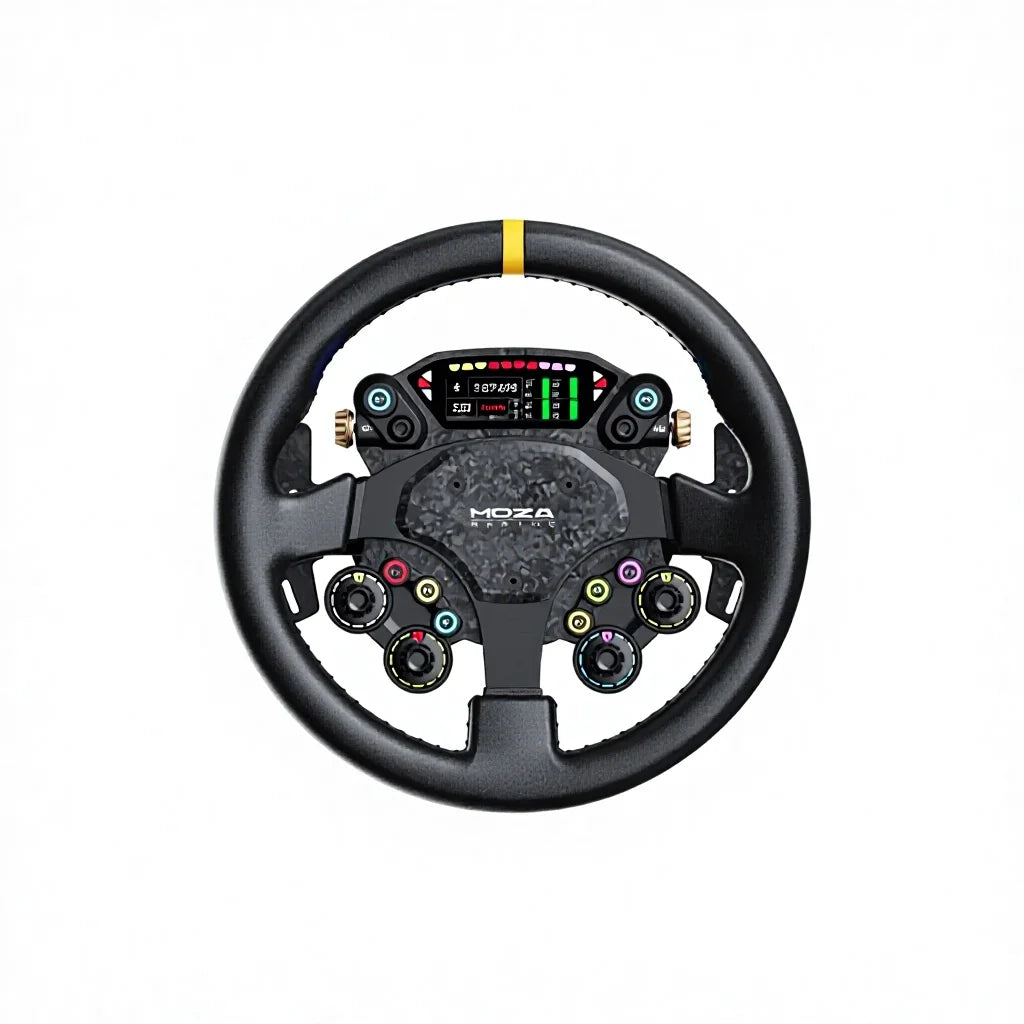 MOZA RS V2 Pro Wireless 2.4GHz Motion Sensing Racing Wheel Gaming PC Controller Game Wheel Steering High-quality ABS Plastic
