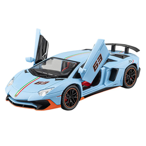 Jiaye 1/24 LP780 Metal Car Model Pull Back Custom Diecast Model As a Children's Collectible Toys