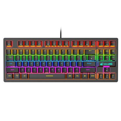 Free Wolf K2 Punk Mechanical Keyboard 87 Keys Gaming Competitive Office Laptop Gaming Keyboard