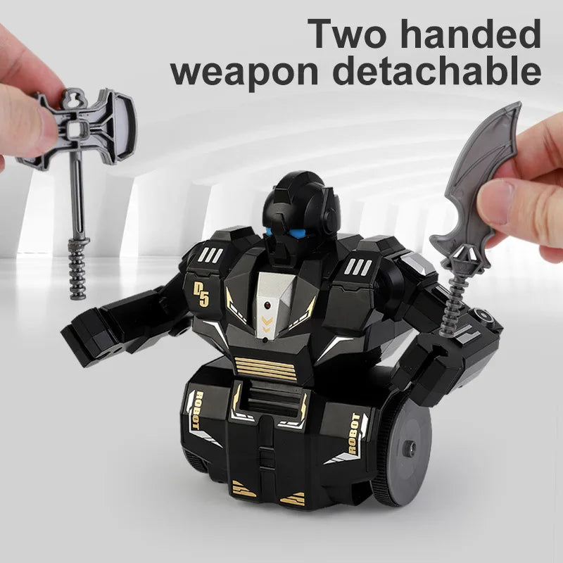 Factory Wholesale 2.4G Intelligent Combat Boxing and Fighting Rotating Combat Children's Robot Remote Control Toys Gifts for Kid