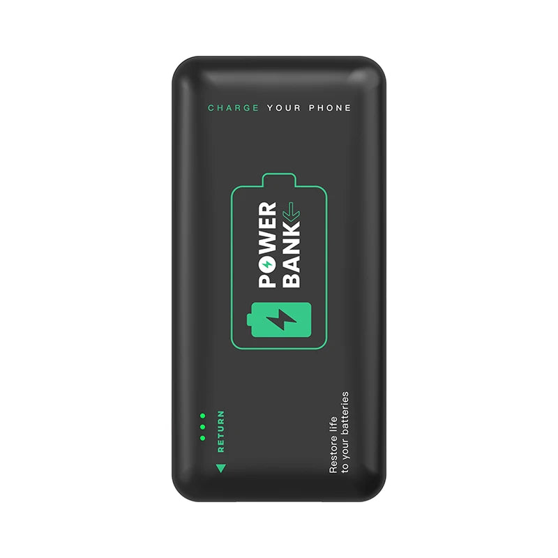 Portable 6000mAh Mobile Power Bank with 3 USB Cable Shareable and Compatible with Any Portable Power Source