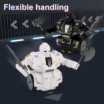 Factory Wholesale 2.4G Intelligent Combat Boxing and Fighting Rotating Combat Children's Robot Remote Control Toys Gifts for Kid