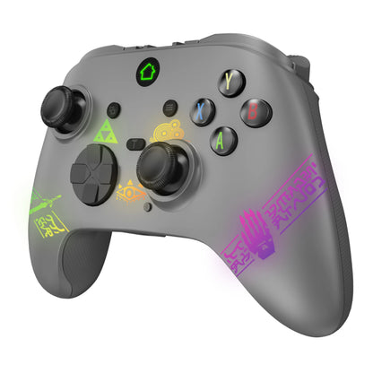 Wireless BT Joystick Gaming Directly Connected PC for N-switch Gaming Controller with Turbo Button and Vibration Motor