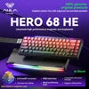 AULA HERO 68HE AIR INSTOCK 3-Mode Magnetic Switch Gaming Keyboard&Mouse E-sport Custom Mechanical Wired Keyboard Accessories