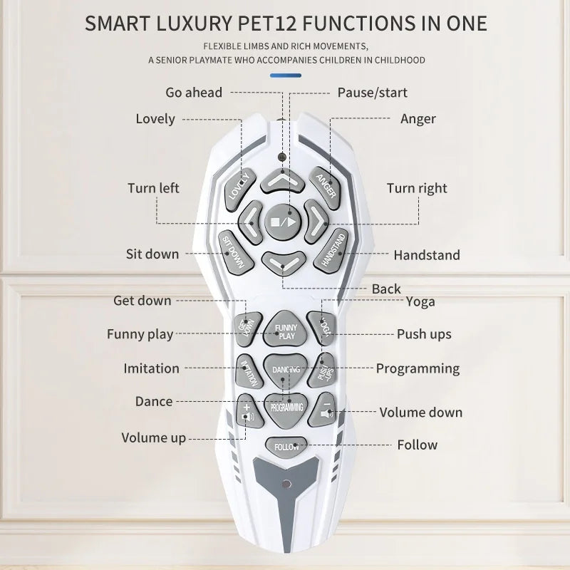 Smart Interactive Music Dancing Handstand Follow Bionic Programming Stunt Infrared Remote Control RC Robotic Pet Robot Dog Toys