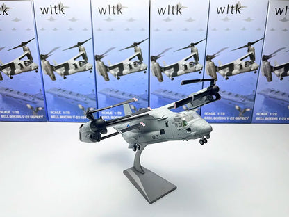 1:72 Simulation Variable Wing V22 Osprey Tilting Rotor Transport Helicopter Amphibious Aircraft Toy Furnishing Articles