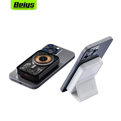 New Mini Portable Magnetic Charging Bank 10000mAh Wireless 15W Fast 22.5W Charging Bank 10000mAh Mobile Power Supply