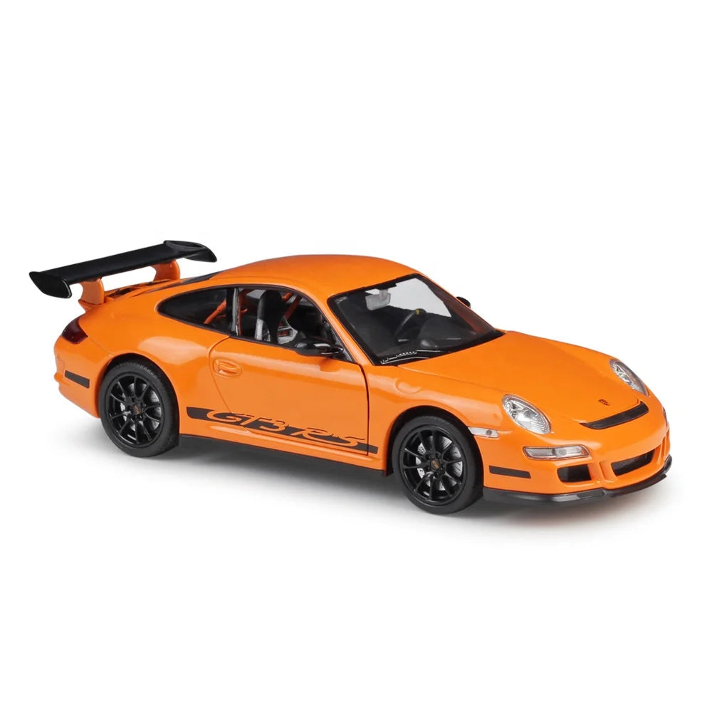 WELLY 1:24 Scale Diecast Model Cars GT3 RS Sports Car Model Alloy Car Model Collection Decoration for Kids Gifts