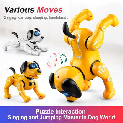 RC Robot Intelligent Robot Dog Educational Stunt Robot Animal Toys Gifts